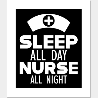 Nurse - Sleep All Day Nurse All Night w Posters and Art